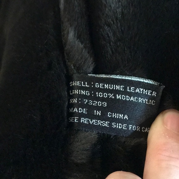 Vintage heavy/thick lined brown suede maxi coat - Picture 8 of 8